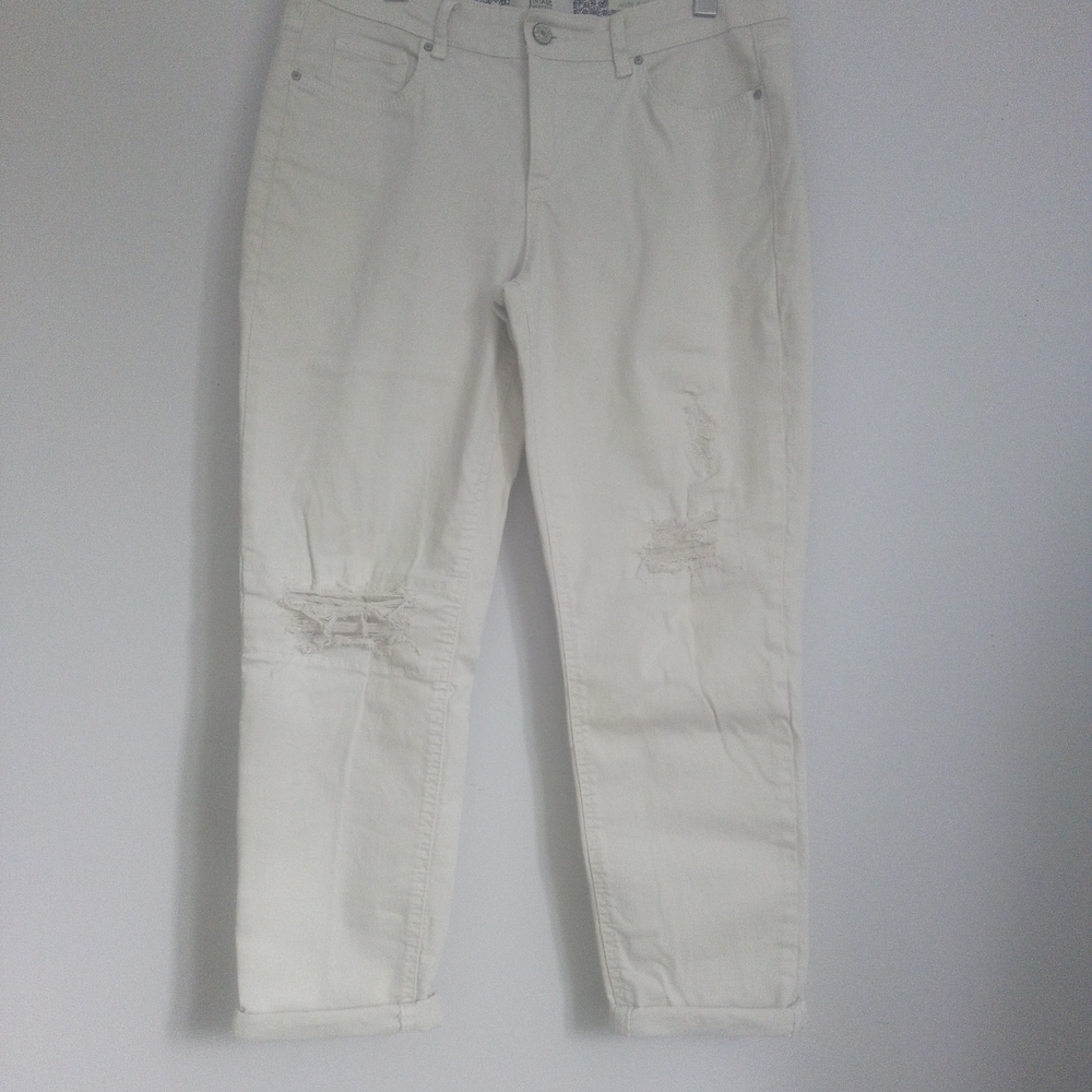 Vintage America Blues Off White Bestie Jeans Size 8/29